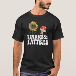 Hippie Retro Sunflower Rainbow Sped Teacher Kindne T-Shirt