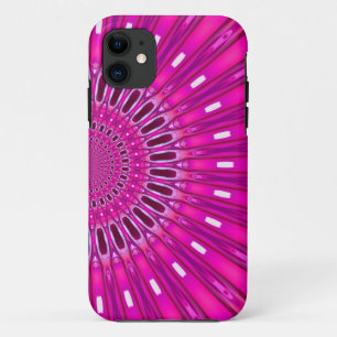 Hippie-scopes Tie Dye Pink Modern Batik iPhone 11 Case