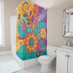 Hippie Shower Curtain