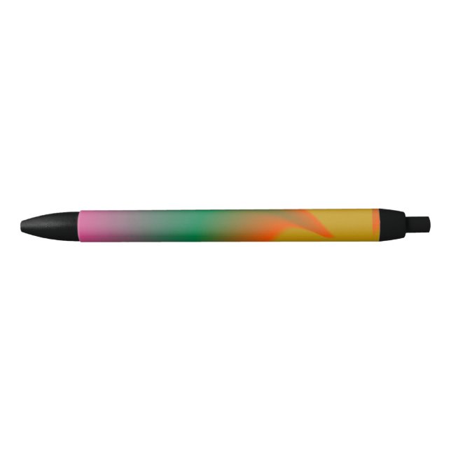 Hippie style black ink pen (Front)