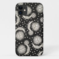 Hippie sun and moon phone case