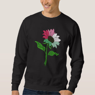 Hippie Sunflower Abrosexual Flag Gay Pride Lgbt Ab Sweatshirt