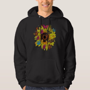 Hippie Sunflower Butterfly Collector Insect Butter Hoodie