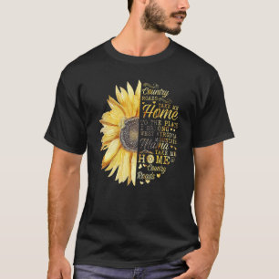 Hippie Sunflower Mum Life Tees For Mother's Day