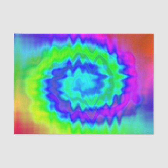 Hippie Tie Dye Gift Tissue Paper 2 (Front)