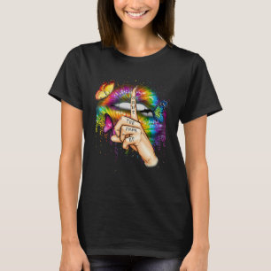 Hippie Tie Dye Trippy Colours Funny Womens Groovy T-Shirt