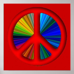 Hippie Trippy Peace Sign