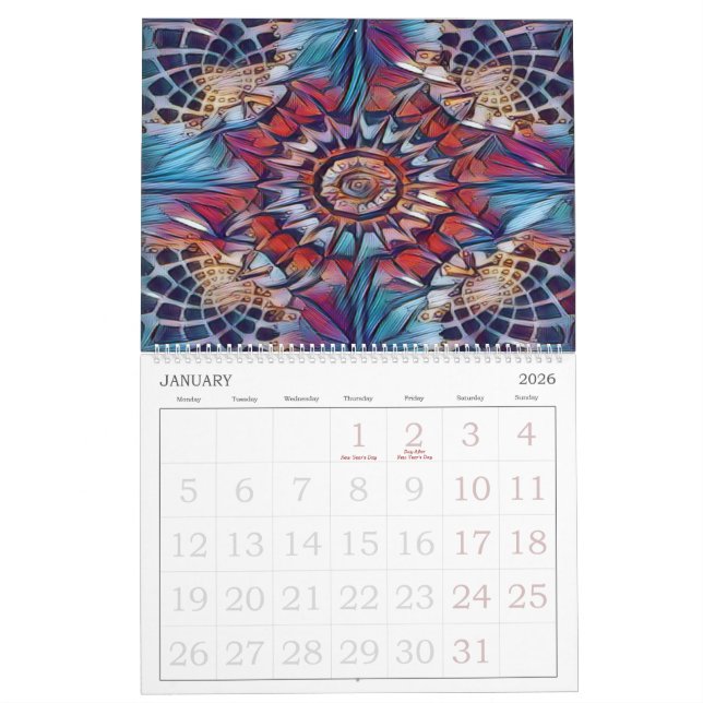 HippieClecticHope 22-23 NZ Calendar (Jan 2026)