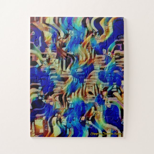 HippieClecticHope on CrFl 18-6 (Kids' 11" x 14") Jigsaw Puzzle (Vertical)