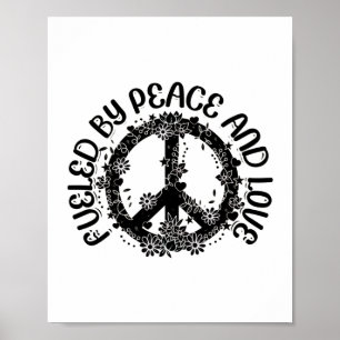 Hippies Peace Love Hippie 60s Gift Ideas Poster