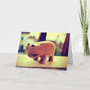 Hippo and his friend card