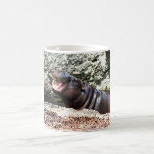 Hippo animal coffee mug