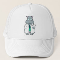 Hippo as Doctor with Smock