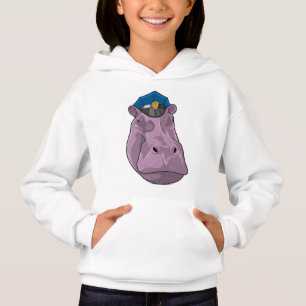 Hippo as Police officer Police