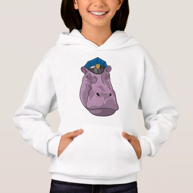 Hippo as Police officer Police (Front)