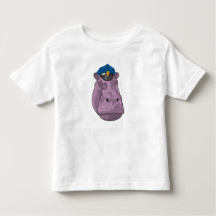 Hippo as Police officer Police Toddler T-Shirt