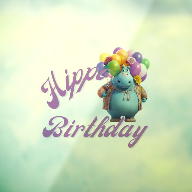 Hippo Birthday (Sheet 3)