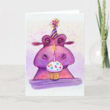 Hippo Birthday to You! Card