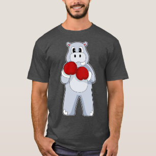 Hippo Boxer Boxing gloves Boxing T-Shirt