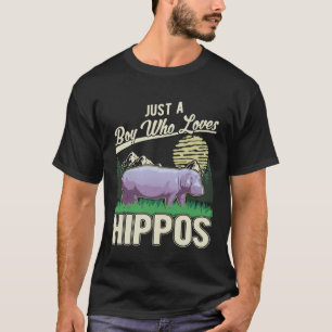 Hippo Boy Hippopotamus Hippo 1 T-Shirt