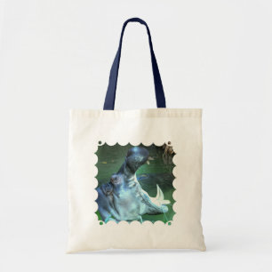 Hippo Budget Tote Bag