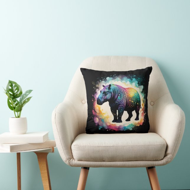 Hippo Colour Splash, Cushion (Chair)