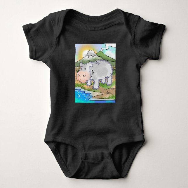 Hippo Connect  Baby Bodysuit (Front)