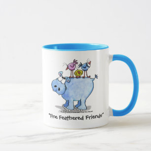 Hippo- Fine Feathered Friends Mug