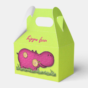 hippo fun favour box