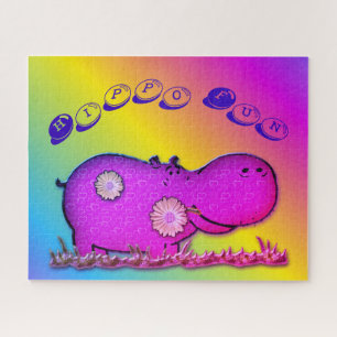 hippo fun jigsaw puzzle