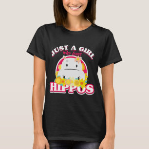 Hippo  Girl & Rhino Sea Cow Behemoth Girl T-Shirt