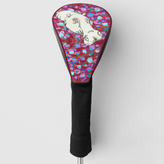  Hippo   Golf Head Cover (Front)