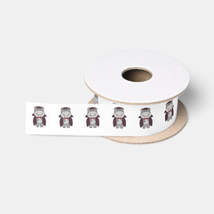 Hippo Halloween Cute Devil Vampire Costume Satin Ribbon