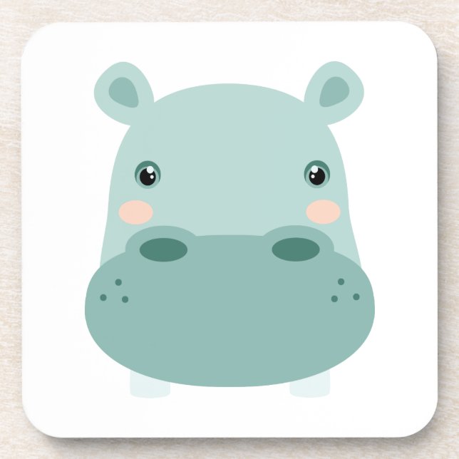 Hippo  Head Coaster (Front)