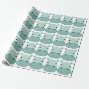 Hippo  Head Wrapping Paper