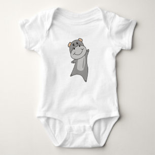 Hippo Hippo Sweet Animals For Children Baby Bodysuit