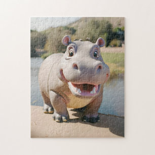 Hippo   Hippopotamus Jigsaw Puzzle