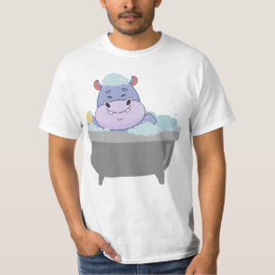 Hippo In The Bathtub T-Shirt