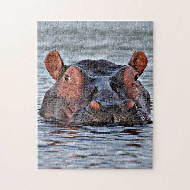 hippo jigsaw puzzle (Vertical)