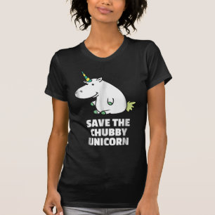 Hippo Lover Gift Chubby Unicorn Hippo Cute Hippo T-Shirt
