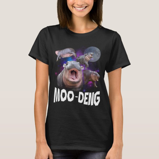 Hippo Lover Gifts, Thailand Shirt, Moo Deng T-Shirt (Front)