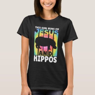 Hippo Outfit for Hippopotamus Lovers for Women Gir T-Shirt