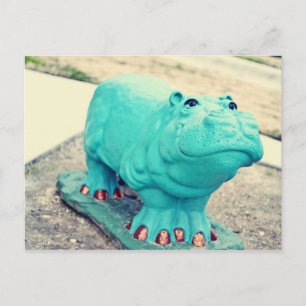 Hippo Postcard