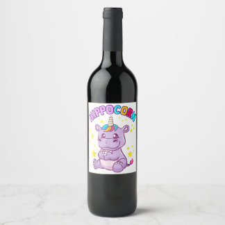 Hippo Sparkling Wine or Wine Labels