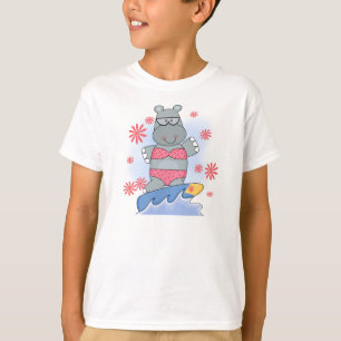 Hippo Surfing Tshirts and Gifts