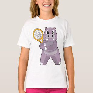 Hippo Tennis Tennis racket T-Shirt