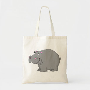 hippo tote bag