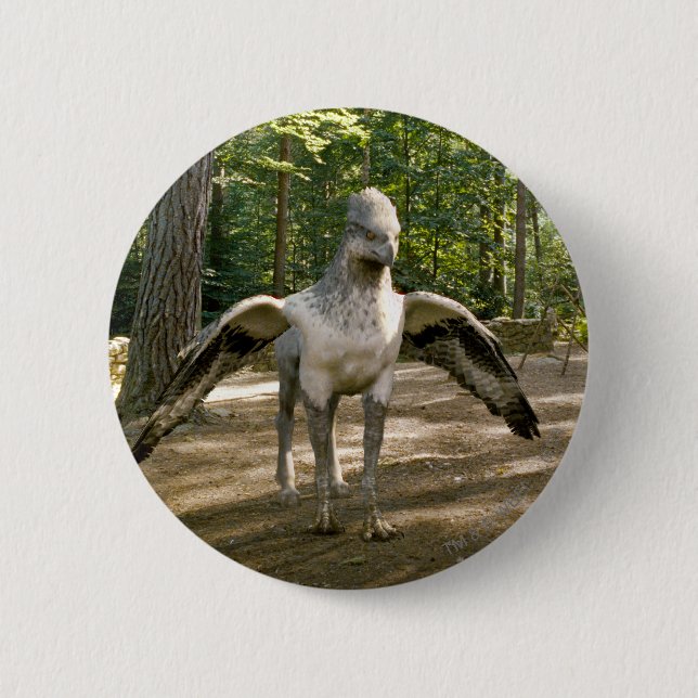 Hippogriff 6 Cm Round Badge (Front)