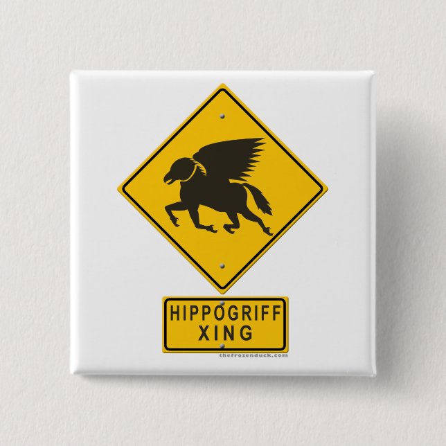 Hippogriff XING 15 Cm Square Badge (Front)