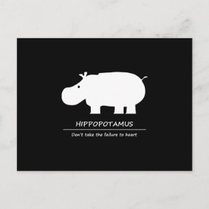 Hippopotamus (カバ) postcard